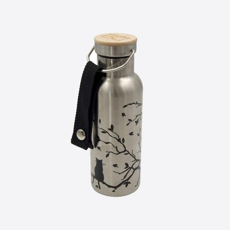 BOUTEILLE ISOTHERME MOTIF CHAT